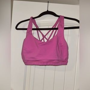 super cute pink lululemon sports bra